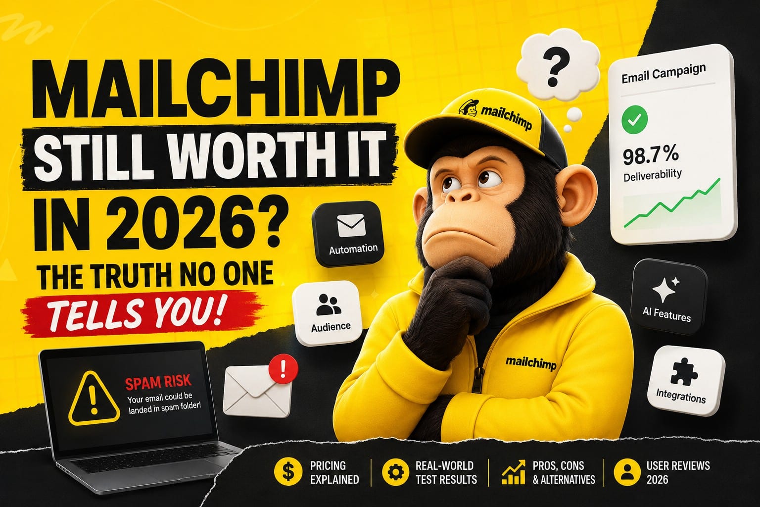 Mailchimp review, automation & ai features