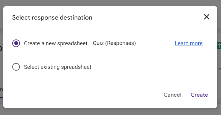 google quiz form integration with google sheets