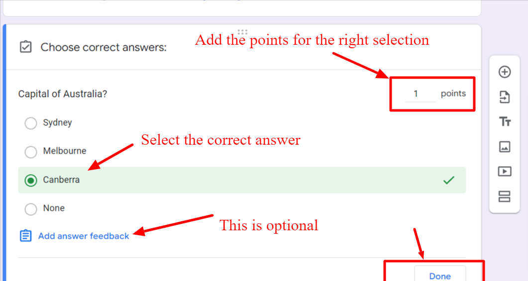 google forms quiz free